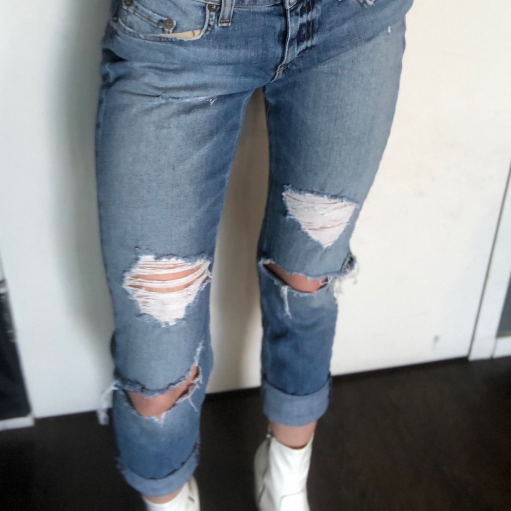 Distressed Rag & Bone Jeans - Picture 7 of 7